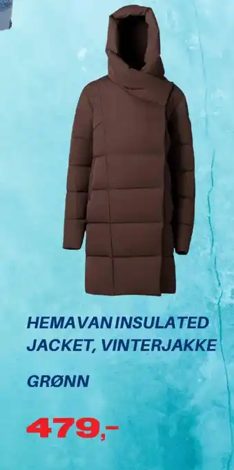 Hemavan insulated jacket, vinterjakke