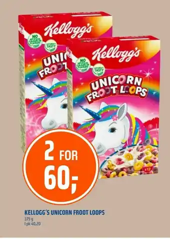 Coop Obs Kellogg's unicorn froot loops tilbud