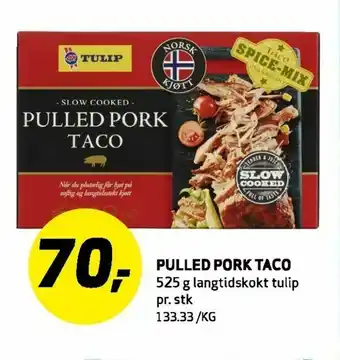 Bunnpris Pulled pork taco tilbud