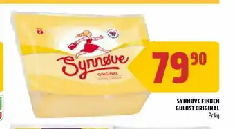 Coop Prix Synnøve finden gulost original tilbud