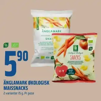 Coop Obs Änglamark økologisk maissnacks tilbud