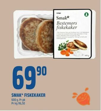 Coop Obs Smak* fiskekaker tilbud