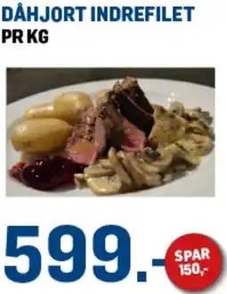 Price Lagerbutikk Dåhjort indrefilet tilbud