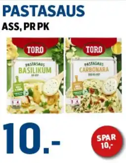 Price Lagerbutikk Toro pastasaus tilbud