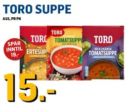 Price Lagerbutikk Toro suppe tilbud