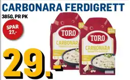 Price Lagerbutikk Toro carbonara tilbud