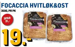 Price Lagerbutikk Bakehuset Focaccia Hvitløk & Ost tilbud