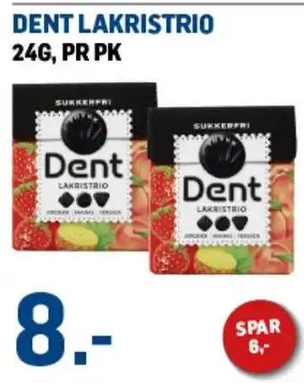 Dent lakristrio
