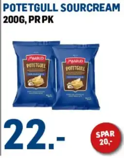 Price Lagerbutikk Marud Potetgull Sourcream tilbud