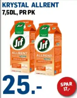 Price Lagerbutikk Jif Allrent tilbud