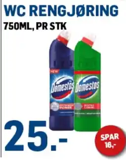 Price Lagerbutikk Domestos wc rengjøring tilbud