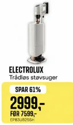 Skousen Electrolux trådløs støvsuger tilbud