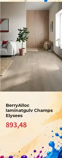 Montér BerryAlloc laminatgulv Champs Elysees tilbud