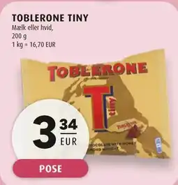 Scandinavian Park TOBLERONE TINY, EUR 3.34 tilbud