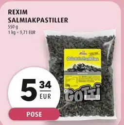 Scandinavian Park REXIM SALMIAKPASTILLER, EUR 5.34 tilbud