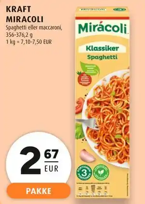 KRAFT MIRACOLI, EUR 2.67