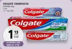 Scandinavian Park COLGATE TANDPASTA, EUR 1.13 tilbud