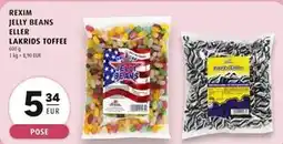 Scandinavian Park REXIM JELLY BEANS ELLER LAKRIDS TOFFEE, EUR 5.34 tilbud