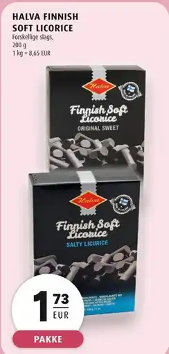 Scandinavian Park HALVA FINNISH SOFT LICORICE, EUR 1.73 tilbud