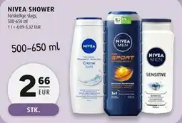 Scandinavian Park NIVEA SHOWER, EUR 2.66 tilbud