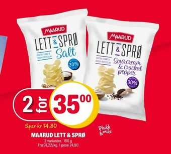 Coop Extra Maarud lett & sprø tilbud