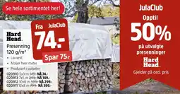 Jula Hard Head presenning tilbud