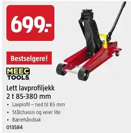 Jula MeeC Tools Lett lavprofiljekk tilbud