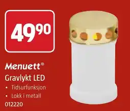 Jula Menuett Gravlykt LED tilbud