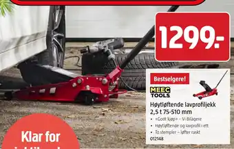 MeeC Tools Høyt løftende lavprofiljekk