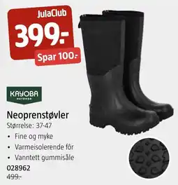 Jula Kayoba Outdoor Neoprenstøvler tilbud