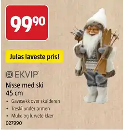 Jula Ekvip Nisse med ski tilbud
