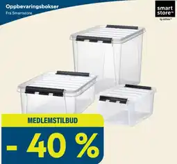 Maxbo Smartstore oppbevaringsbokser tilbud