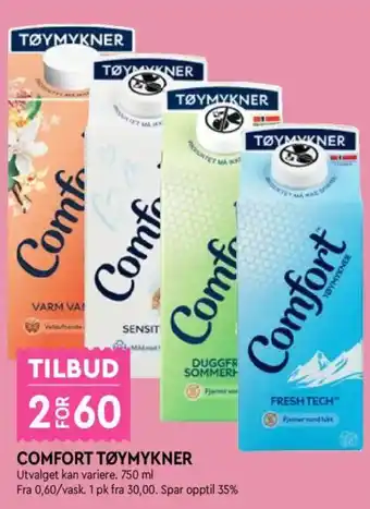Comfort tøymykner