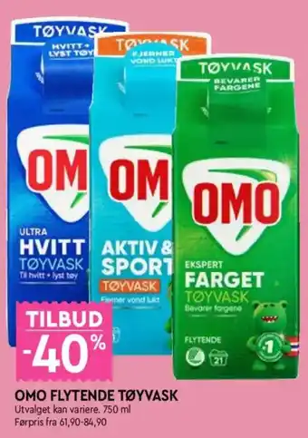 Omo flytende tøysvask