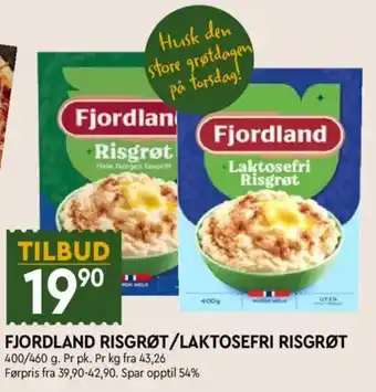 Fjordland risgrøt/laktosefri risgrøt