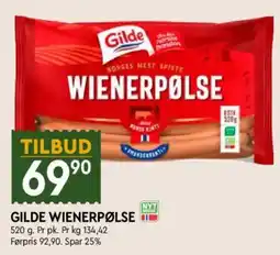 Coop Mega Gilde wienerpølse tilbud
