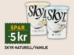 Coop Mega Skyr Naturell/Vanilje tilbud