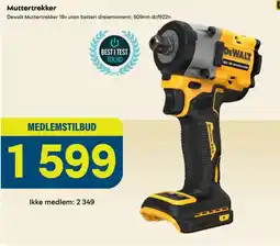 Maxbo Dewalt Muttertrekker 18v uten batteri dreiemoment: 609nm dcf922n tilbud