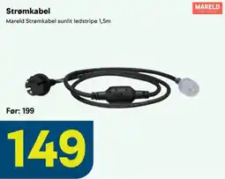 Maxbo Mareld Strømkabel sunlit ledstripe tilbud