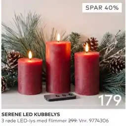 Skeidar Serene led kubbelys tilbud