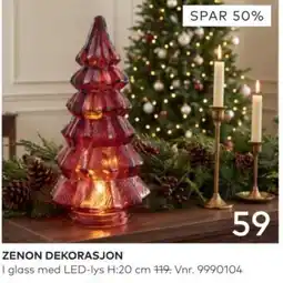 Skeidar Zenon dekorasjon tilbud