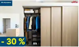Maxbo Elfa skyvedører tilbud