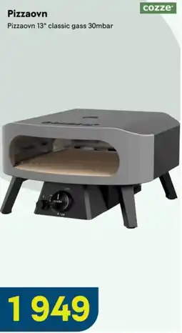 Maxbo Cozze Pizzaovn 13" classic gass 30mbar tilbud