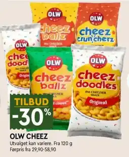 Coop Mega Olw Cheez tilbud