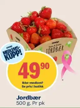 Coop Mega Coop Jordbær tilbud