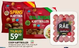 Coop Mega Coop kjøttboller tilbud