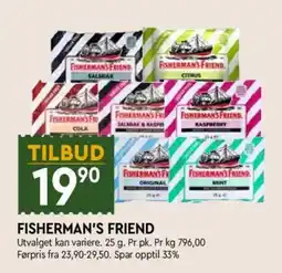 Coop Mega Fisherman's Friend tilbud