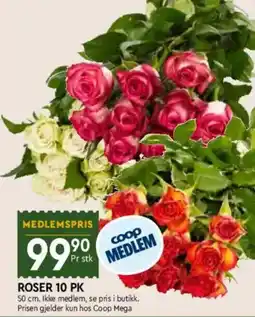 Coop Mega Coop Roser 10 pk tilbud