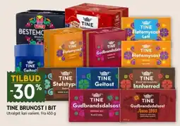 Coop Mega Tine brunost i bit tilbud