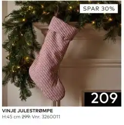 Skeidar Vinje julestrømpe tilbud